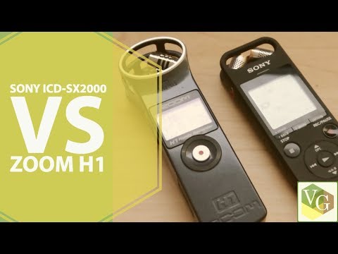 Perfect Audio Portable Audio Recorder | Sony ICD-SX2000 vs Zoom H1