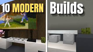 10+ Minecraft Modern Build Ideas & Hacks