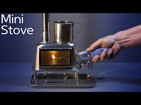 How to make a MINI CAMPING STOVE.