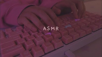 [Cozy ASMR] 2h keyboard typing on ceramic keycaps ☁