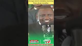 Jirongo Worst Mistake That Made Ruti Angry gachagua ruto shortfeed kindiki moi jirongo