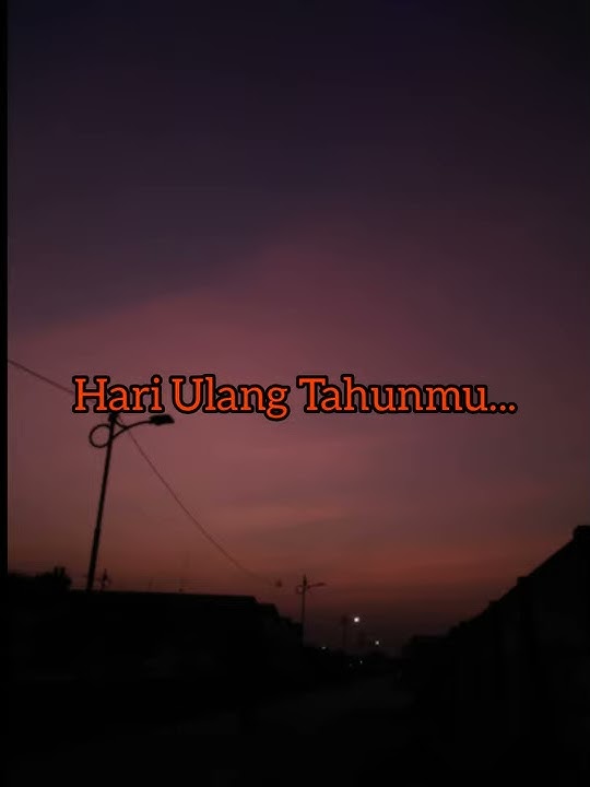 Story Wa 'Selamat Ulang Tahun - Gellen Martadinata' Cover