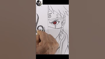 How to draw kakashi ALT Version #Shorts