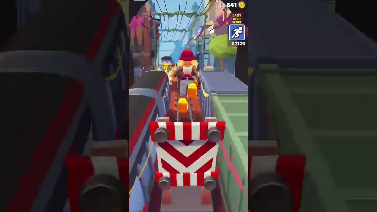 # SUBWAY SURFERS # TRENDING YOUTUBE SHORTS # PART 6# TRICKY GOT TO 1K COINN