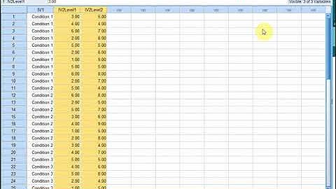 Two Way Mixed ANOVA using SPSS