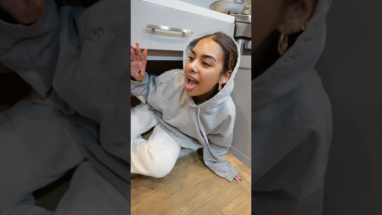 Girlfriend evil twin sister was in the cabinet 