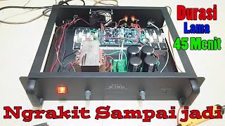 Cara Merakit Power Amp Sampai jadi ke dalam BOX