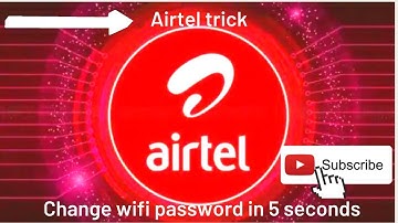 How to change wifi Airtel password using IP address in ZYXEL Airtel Router. @pythonacademy