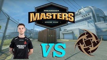 Dev1ce POV (Astralis) vs NiP - nuke / 21-12 / DreamHack Masters Spring 2020