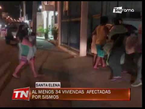 Al menos 34 viviendas afectadas por sismos