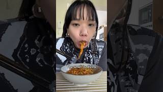 ?Samyang Buldak Carbonara Hot Chicken Flavor Ramen ☄️ samyang mukbang noodles spicy spicyfood