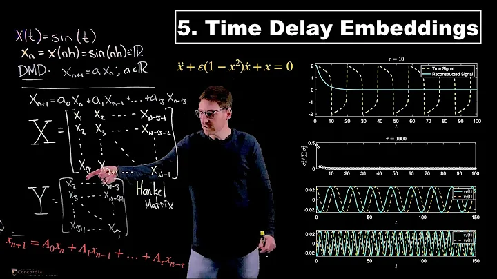 Time Delay Embeddings - Data-Driven Dynamics | Lecture 5