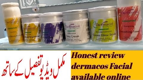 Dermacos Whitening facial kit review and steps