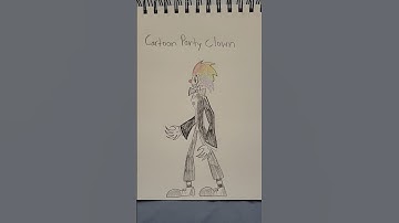 To @myacartoonuwu : Cartoon Party Clown 🤡 (Cartoon Monster OC) #clowns