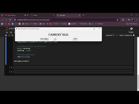 Building a Chocolate Wheel Game in Python for Crush❤️❤️❤️