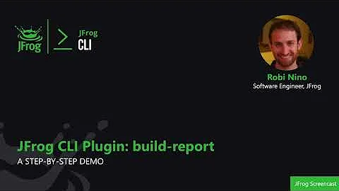JFrog CLI Plugin: build-report