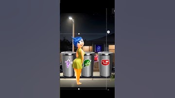 🔥POV: ANGER chose garbage instead of JOY🥰❤️Inside out 2 - #insideout2 #animation #insideout #shorts