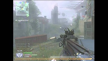 DarkWrathMaker Modern Warfare 2 Gameplay - Underpass Juggernot1694 Commentary  MW3 vs BF3