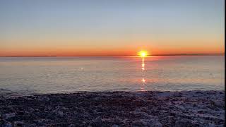 Peaceful Misty Winter Sunrise Timelapse Jan 20, 2020