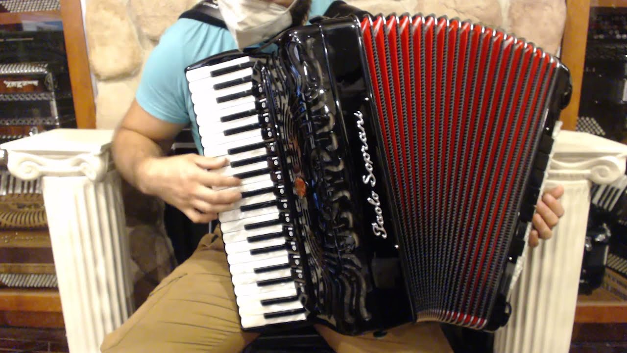 NEW Black Paolo Soprani Professionale Mogherini Piano Accordion