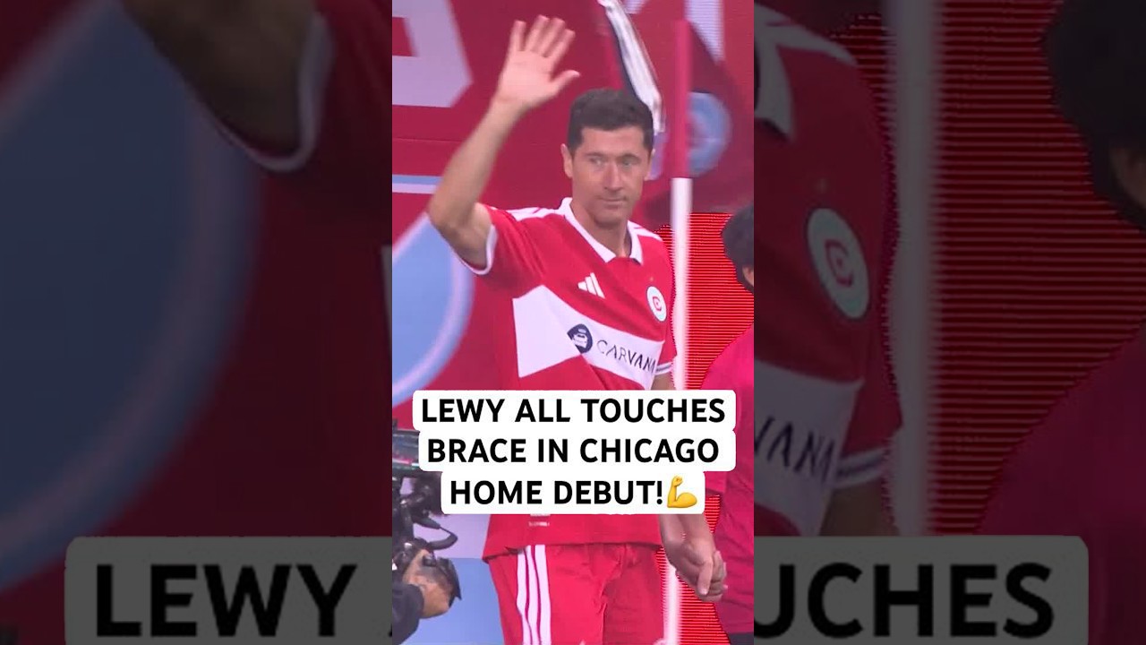 Robert Lewandowski ALL TOUCHES🔥 2 goals in Fire home debut