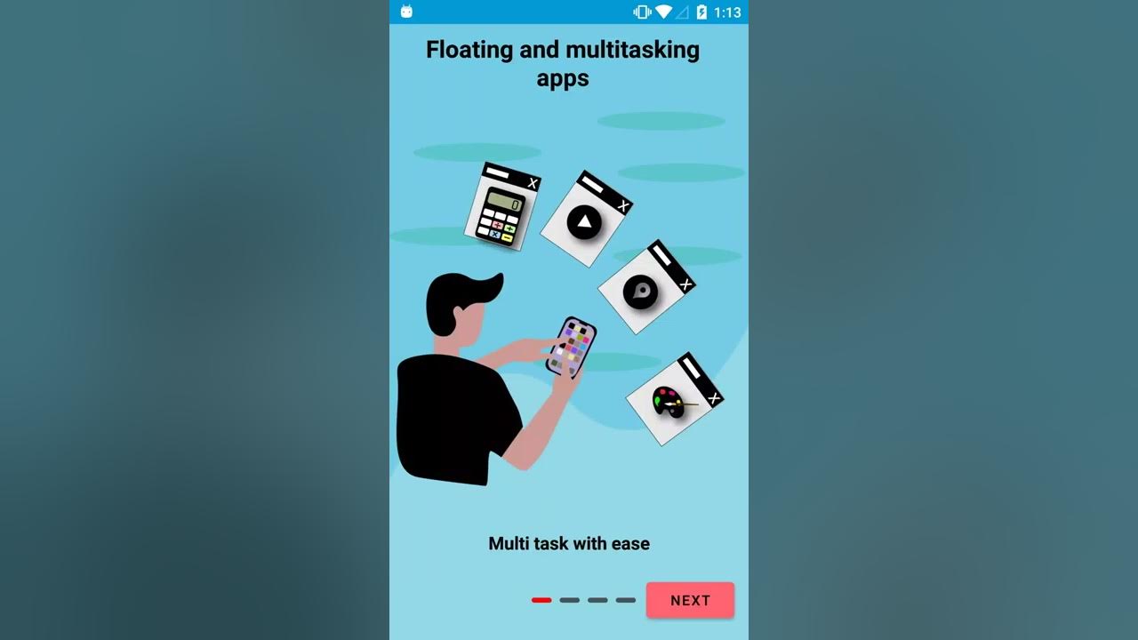 Floating multitasking. Floating multitasking