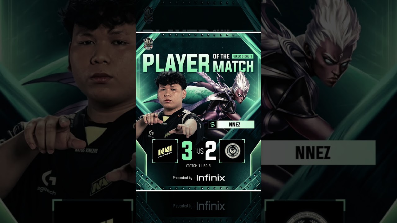 Player Of The Match Hari Ini! 