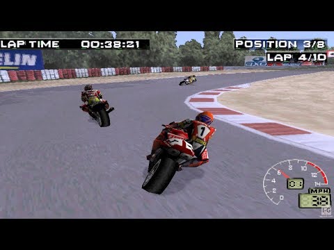 Superbike 2000 - PS1 Gameplay (1080p60fps)