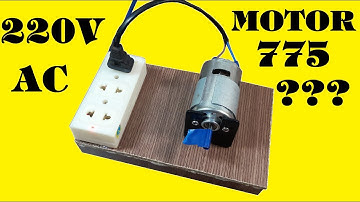 Thử cắm motor 775 vào điện 220v và cái kết
