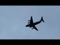 Boeing C-17 Globemaster III flying over Riga