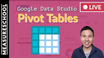 🔴 First Look: Pivot Tables in Google Data Studio