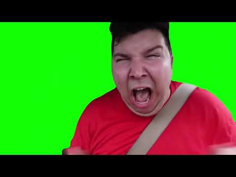 Nikocado Avocado Screaming in the Car - Green Screen