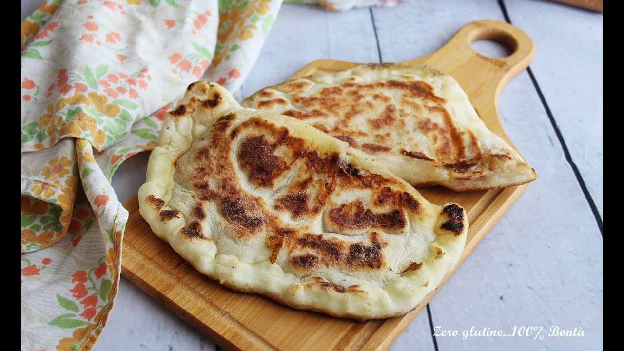 Calzoni veloci in padella senza glutine e senza lievitazione