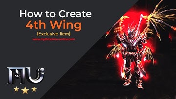 Mythical MU Tutorial - How to Create a 4th Wing