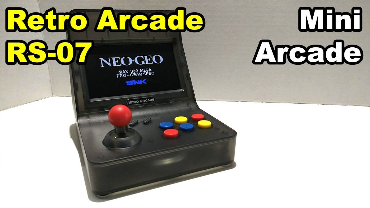 CoolBaby Portable Retro Arcade Mini RS 07 Neo Geo - YouTube