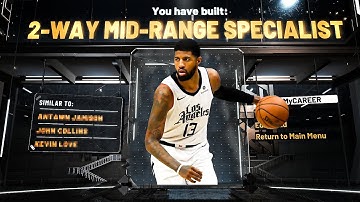 LEGEND 2-WAY MID RANGE SPECIALIST BUILD NBA 2K20! ALL-AROUND PAUL GEORGE TYPE BUILD 2K20!