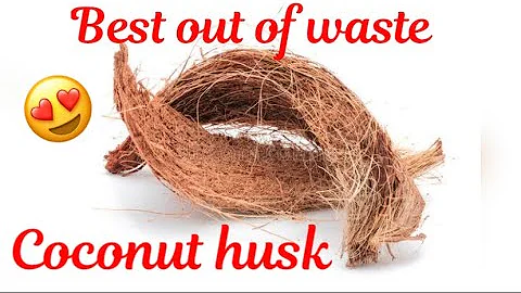 How to make Bird nest from coconut husk | Best way to use coconut husk