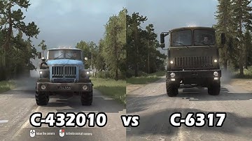Spintires Mudrunner C 432010 vs C 6317 | Which is Best C class