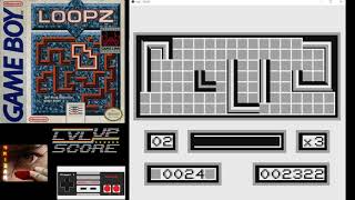 HIGHSCORE - Loopz - GameBoy 3756pts (Game A / Level 0)