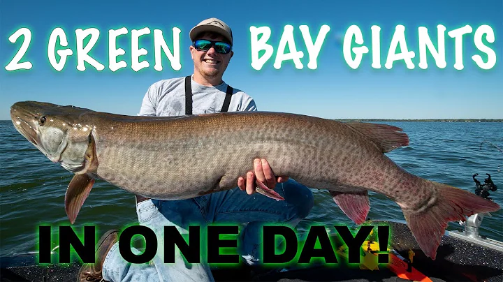 BEST MUSKY DAY EVER! (2 Green Bay giants in one day)