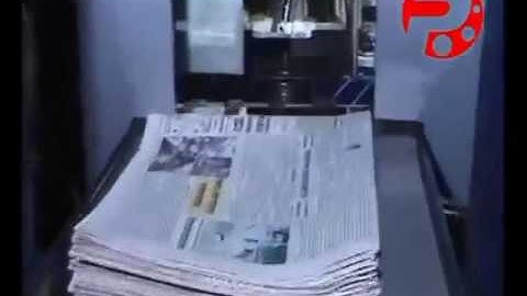 Compensation Web stacker for newspaper offset printing machines