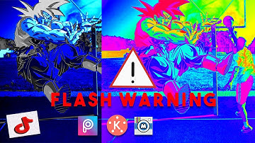 How to make Flash warning tiktok in mobile using kinemaster tutorial