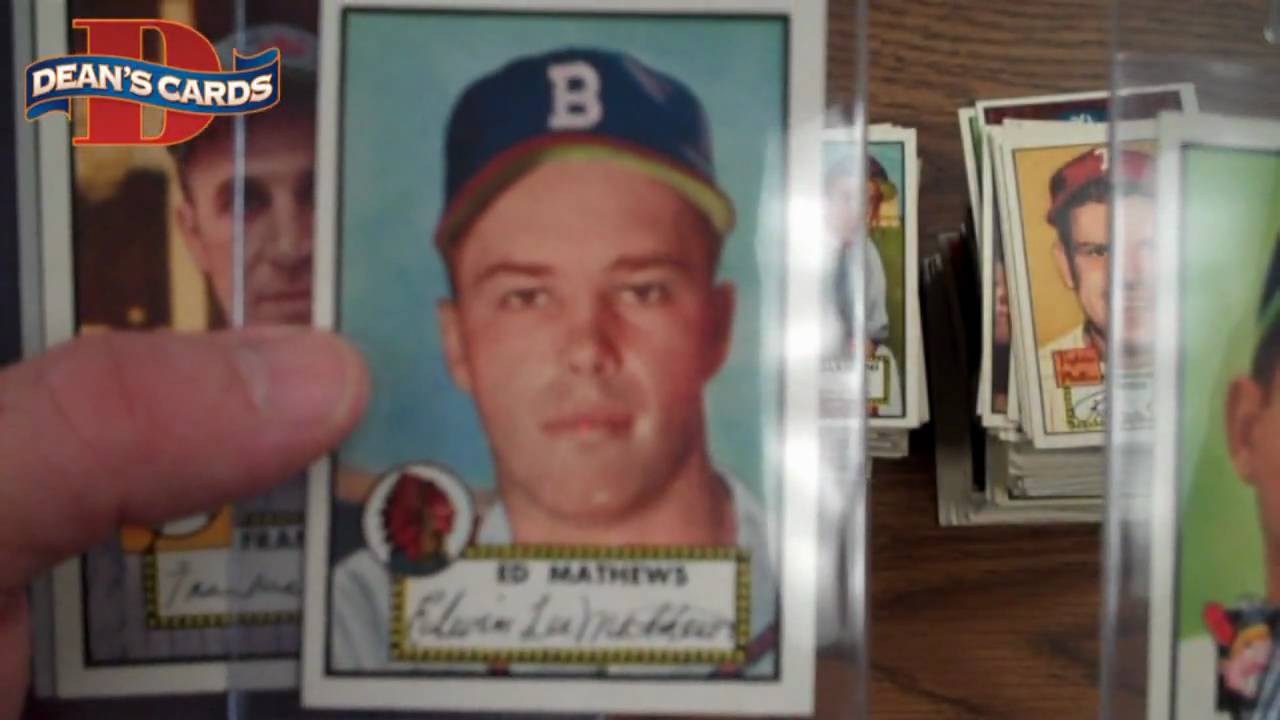 Dean s Cards 1952 Topps Baseball Cards YouTube