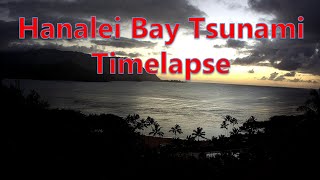 Hanalei Bay Tsunami Timelapse