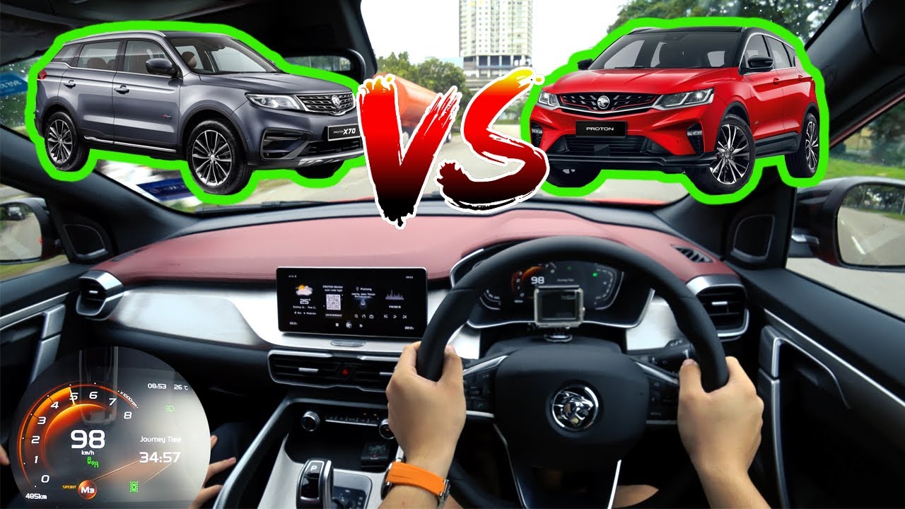 [乱乱拍] Proton X50 Flagship VS Proton X70 Premium | Malaysia 