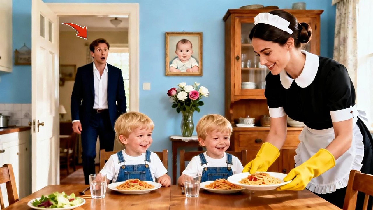 De miljonair deed alsof hij op reis ging, maar ontdekte — wat de oppas met zijn kinderen deed...