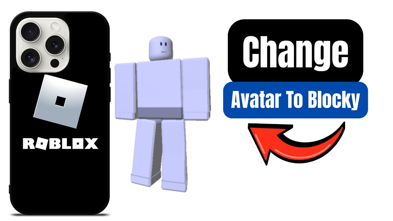 How To Change Roblox Avatar To Blocky YouTube 