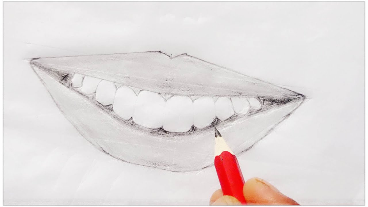 How to draw male face by pencil used