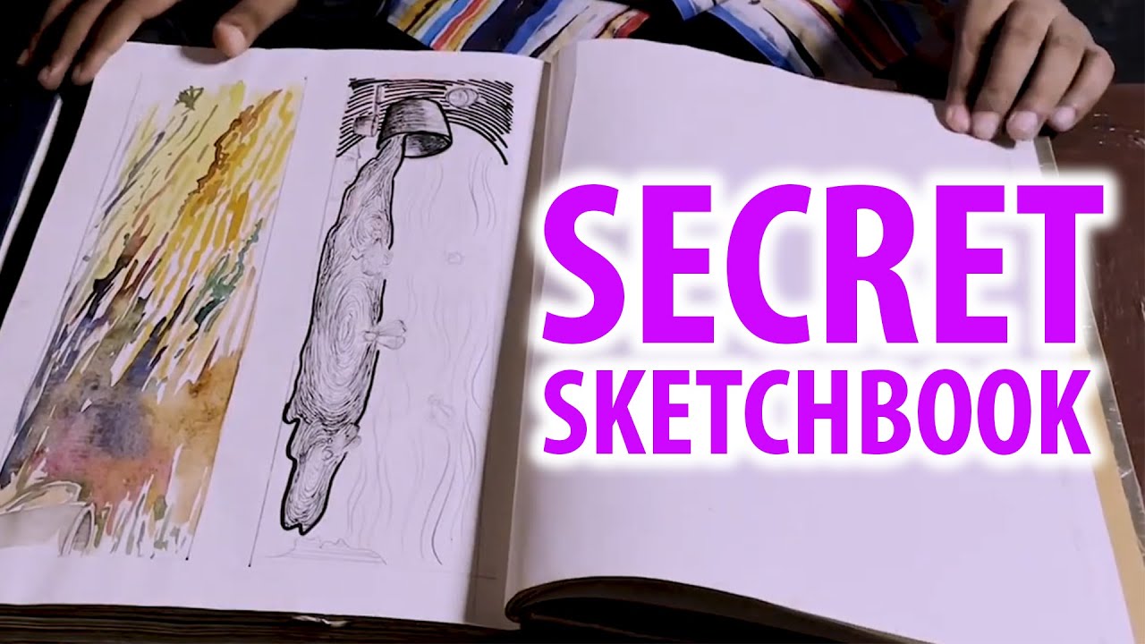 MY SECRET IN SKETCHBOOK PRINTMAKING EP03 IN HINDI SUKHMOY ART YouTube