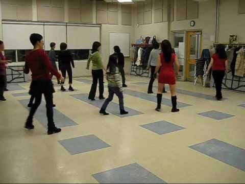 Christmas Rock line dance (Walk Through & Dance)